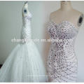 Qualitäts-handgemachtes Rhinestone-Nixe-Brautkleid-reizvolles Schatz-Ballkleid Customiza